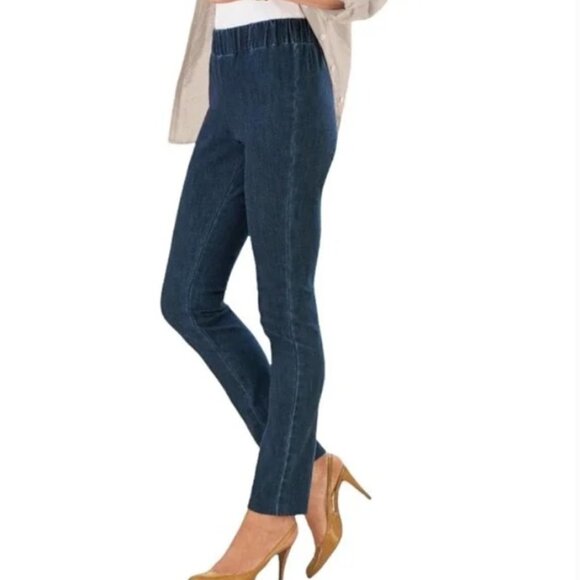 Soft Surroundings Denim Metro Leggings - Picture 1 of 4
